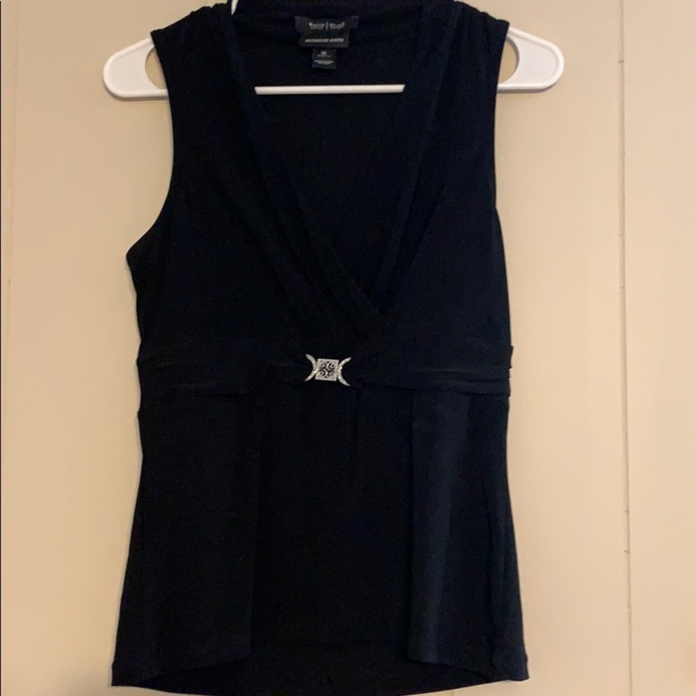 White House Black Market v neck blouse